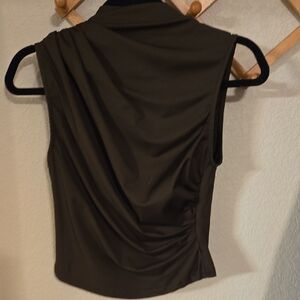 Elegant Black Sleeveless Top